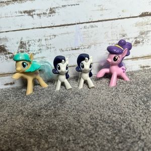 My little pony. 4 pack of ponys.